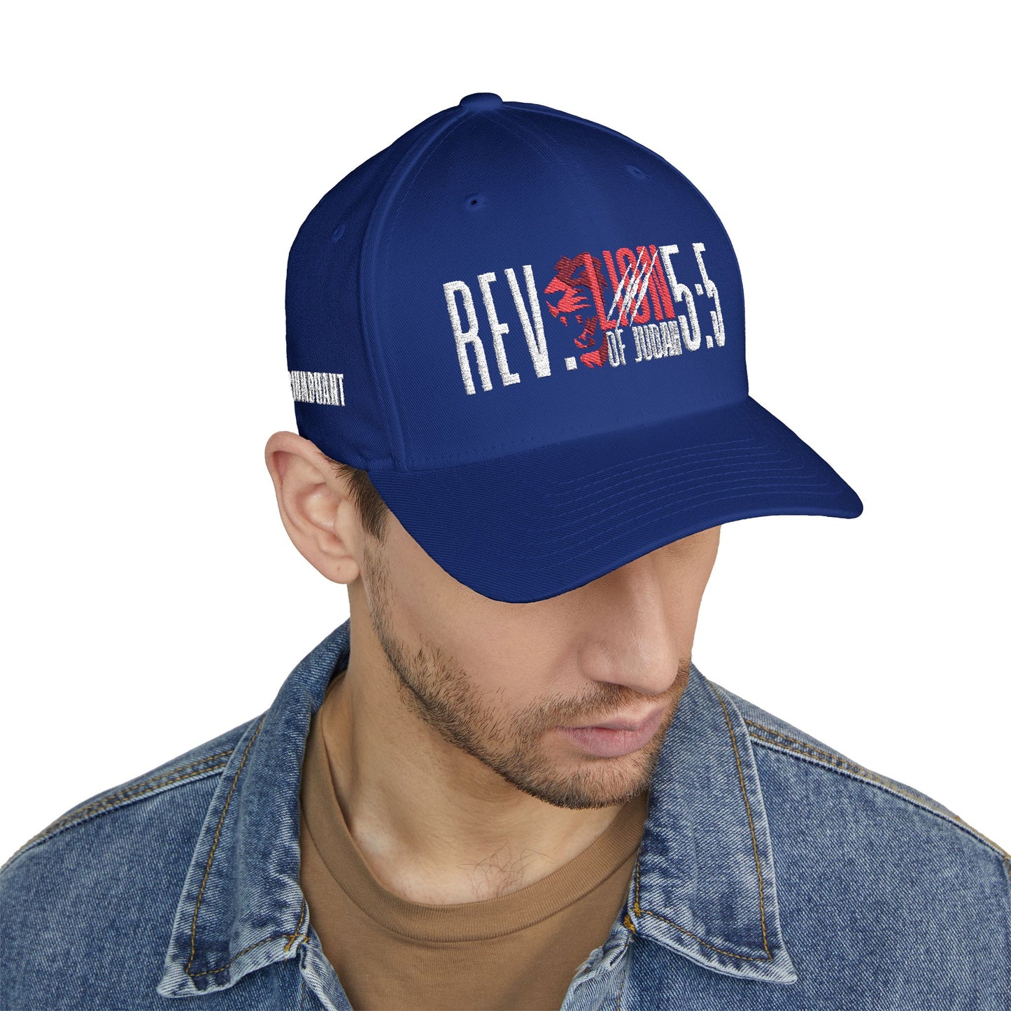 Lion of Judah - Triumphant Embroidered Faith Cap - Revelation 5:5 Structured Hat