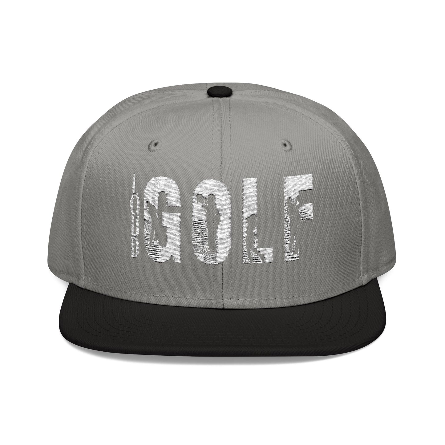 LOUD GOLF Embroidered Snapback Hat - Trendy Headwear for Golf Enthusiasts -Hats