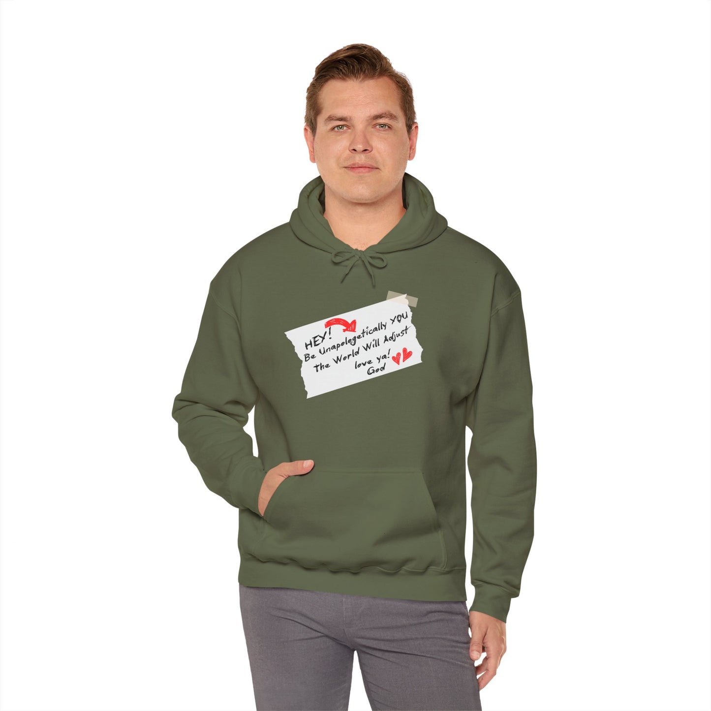 BE YOU - LOVE GOD - Heavy Blend™ Hooded Sweatshirt