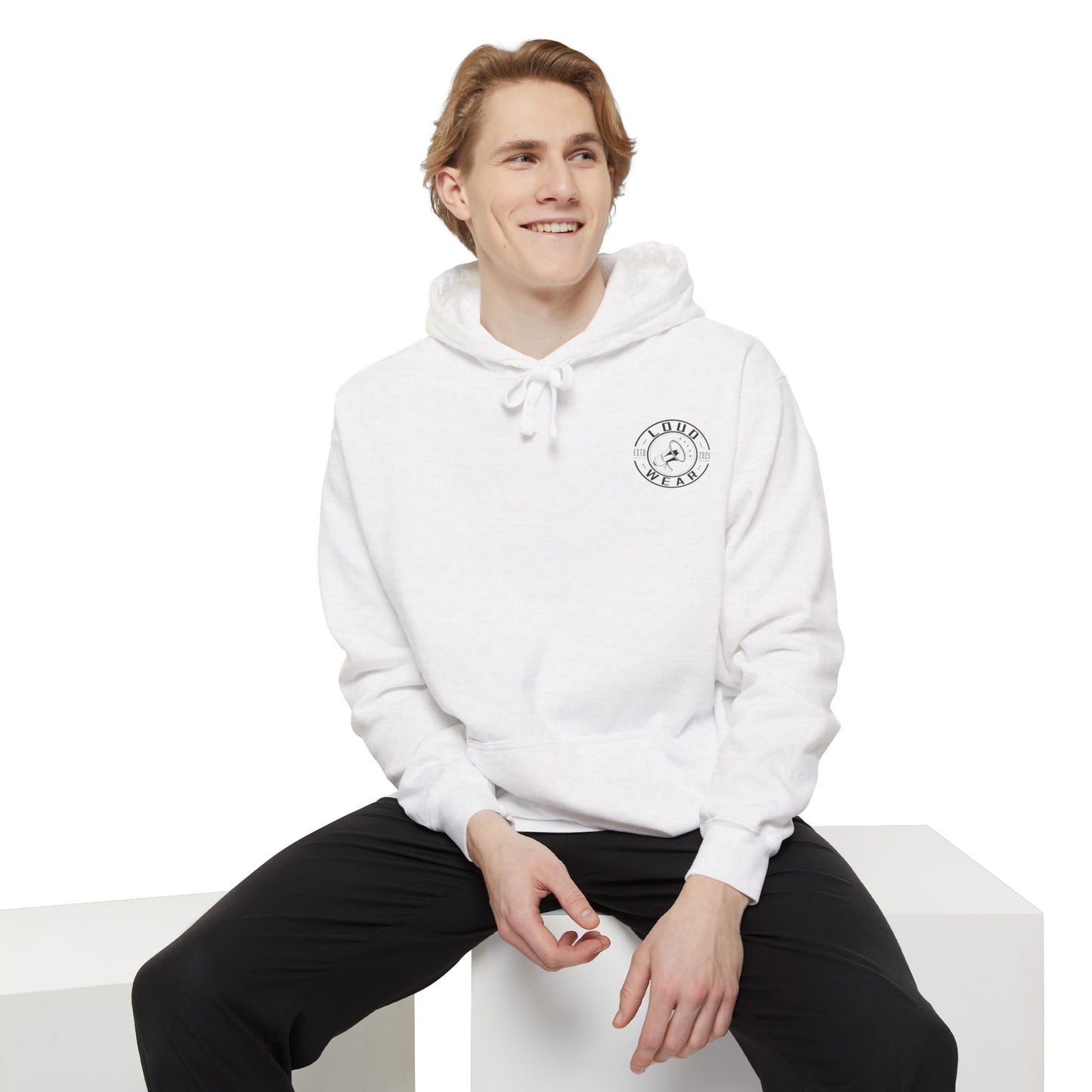 Limited Edition - Premium - Vintage - Music Heals - Garment-Dyed Hoodie