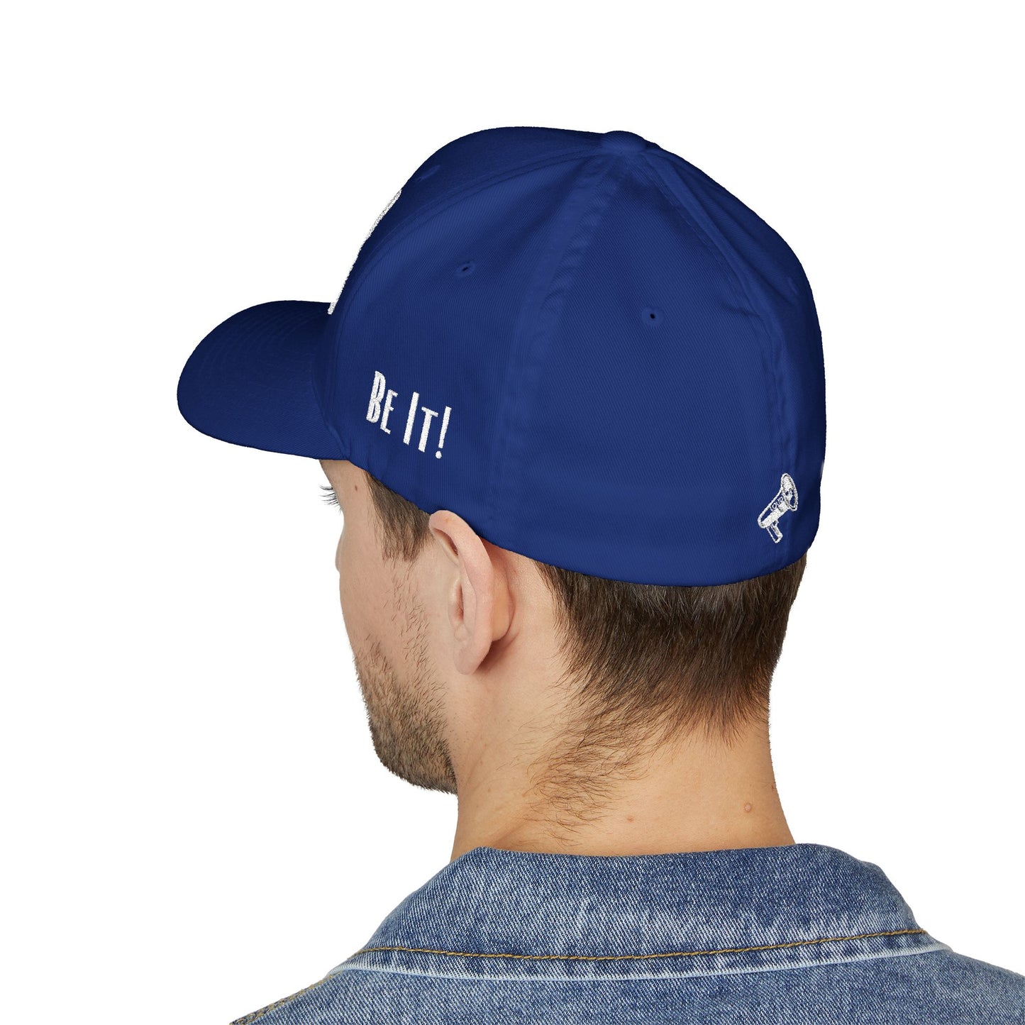 Loud Wear - Say It Be It! -Print All Over Embroidered Cap - Stylish Closed-Back Hat for Trendsetters