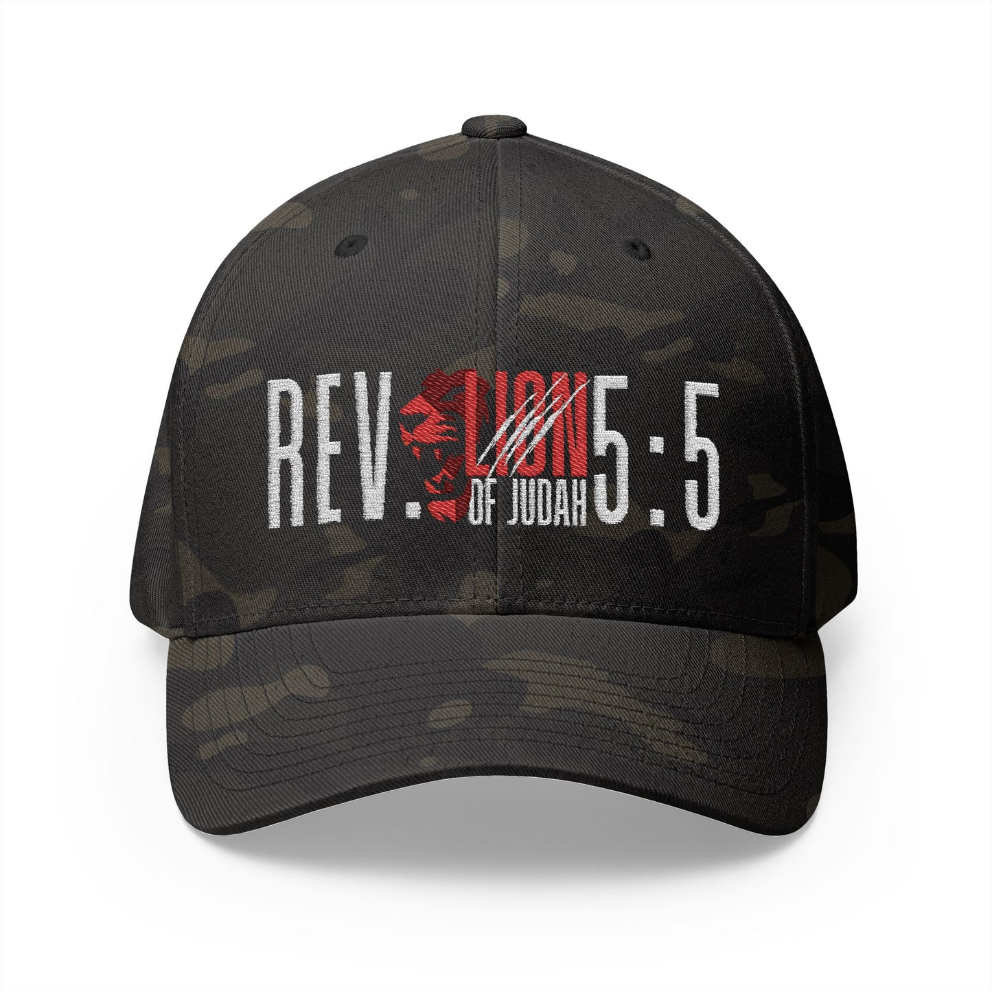 Lion of Judah - Triumphant Embroidered Faith Cap - Revelation 5:5 Structured Hat