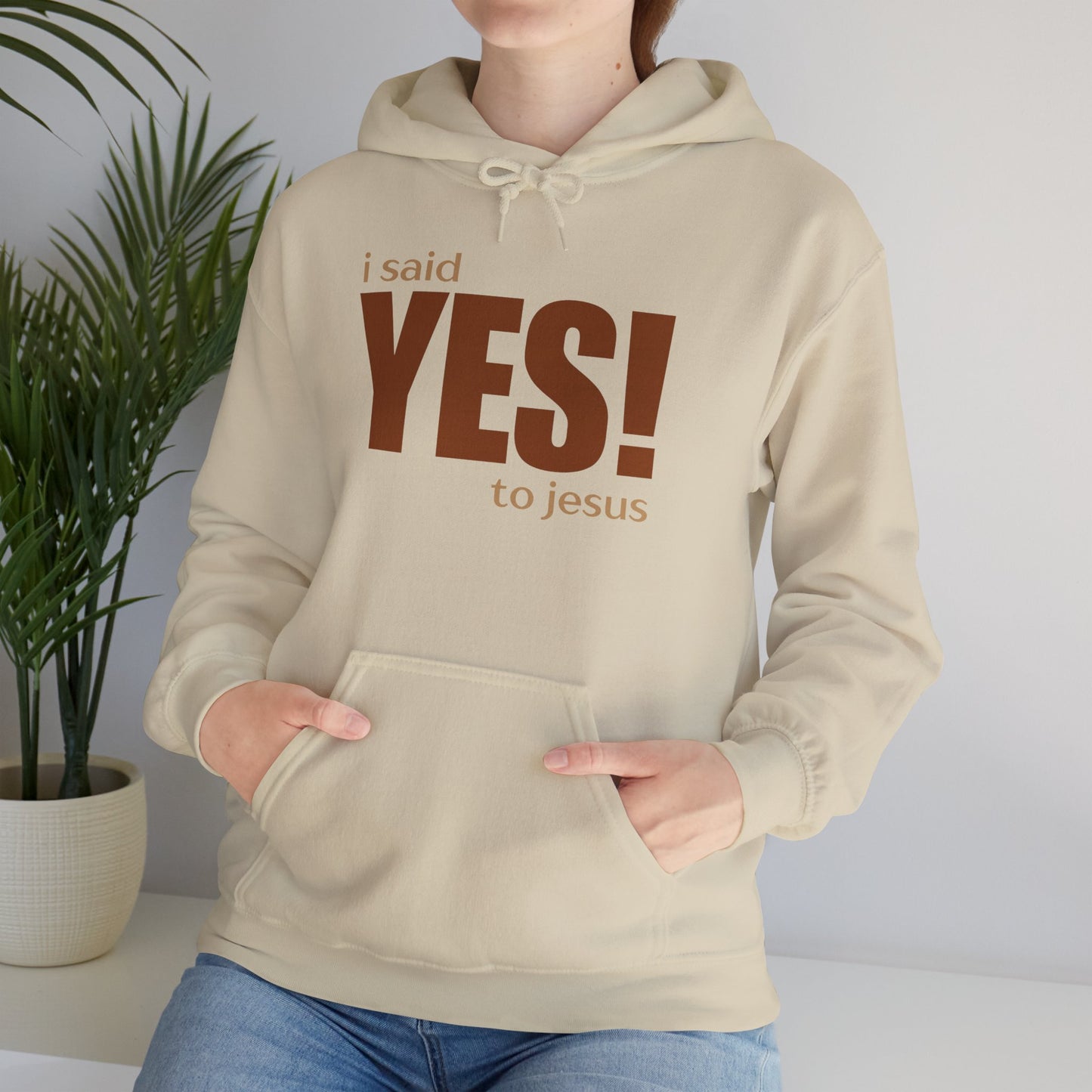 Yes to Jesus - Hooded Sweatshirt