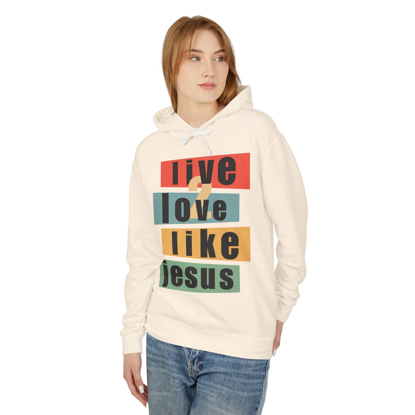 Live 2 Love Like Jesus - Unisex Hooded Sweatshirt - Hoodie