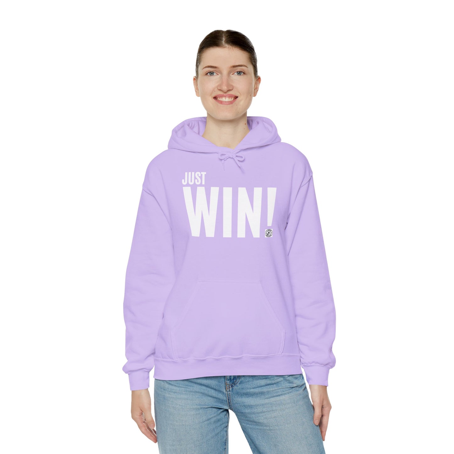 Just Win - Front Back design -  Heavy Blend™ Hooded Sweatshirt