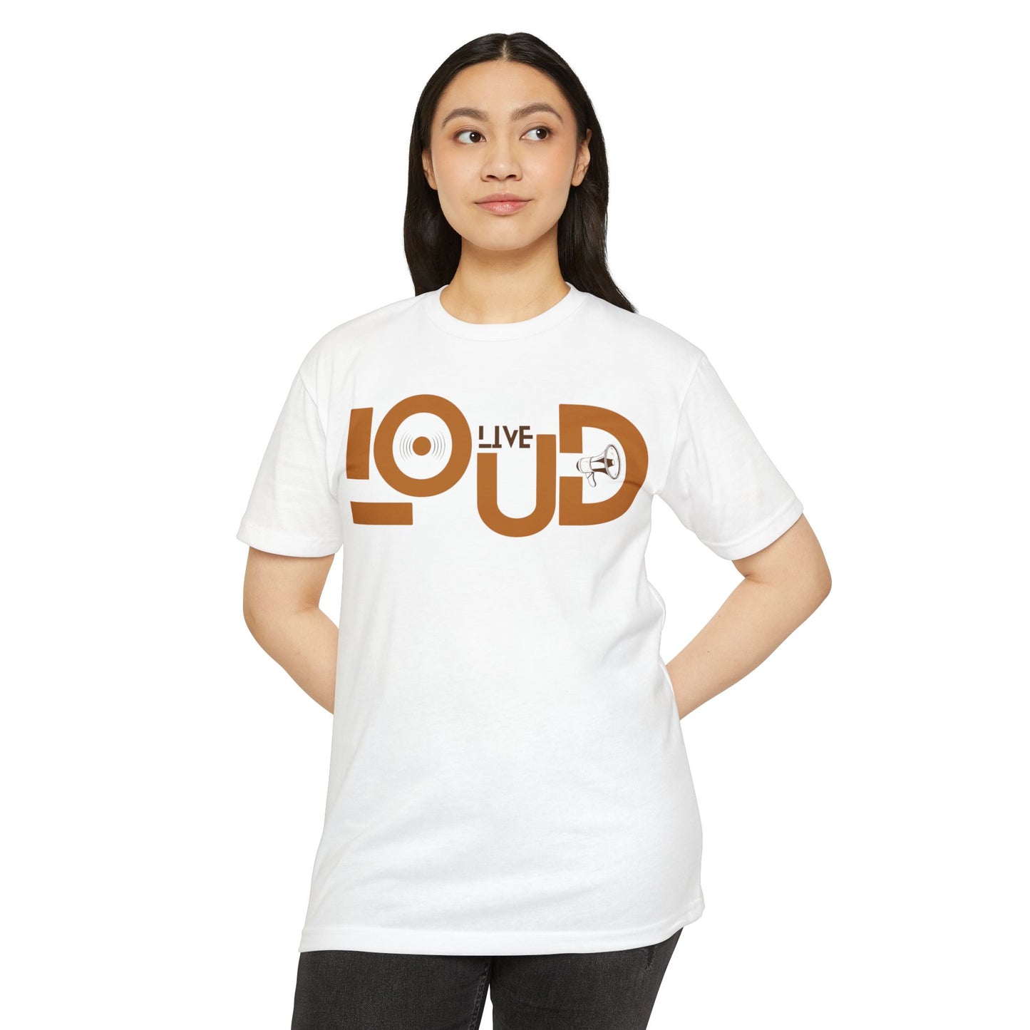 Live Loud - Unisex CVC Jersey T-Shirt - LOUD WEAR -