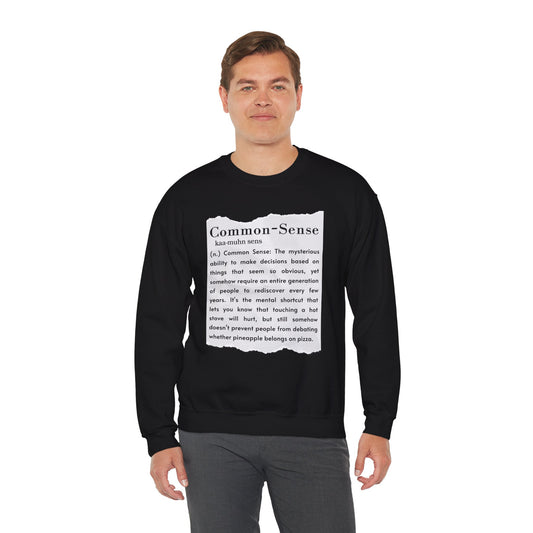 COMMON SENSE - Heavy Blend™ Crewneck Sweatshirt