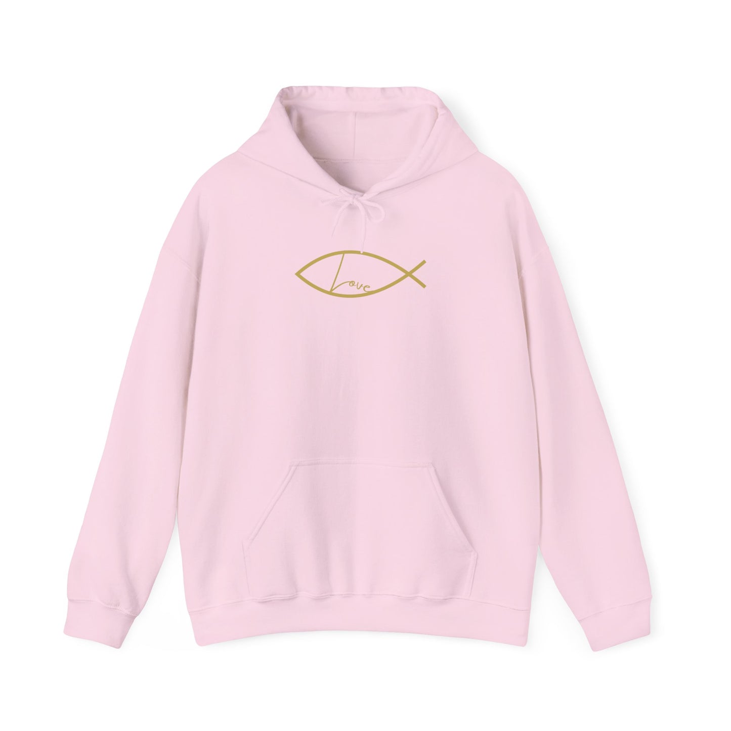 Love- Ichthys Unisex Heavy Blend™ Hooded Sweatshirt - Wear it Boldly to Say it Loudly!