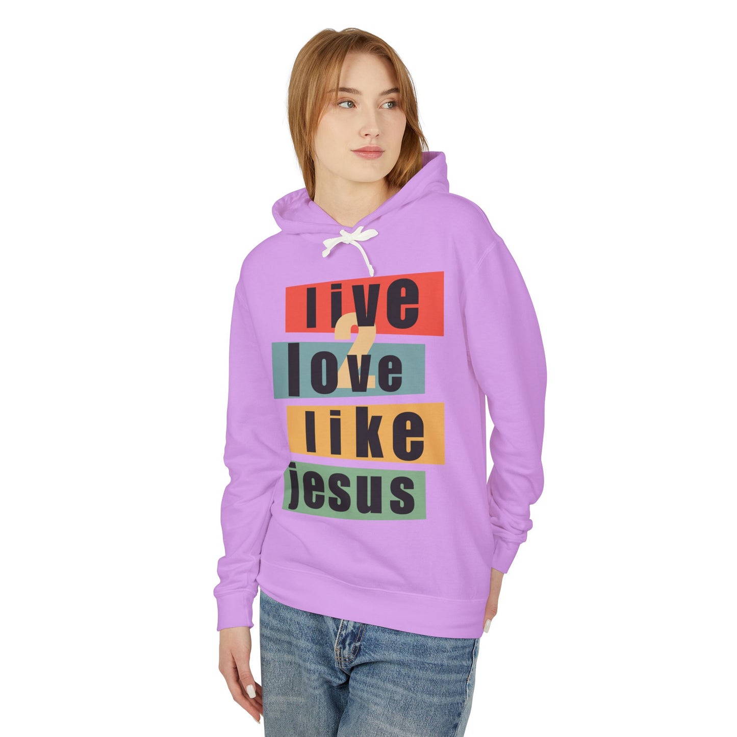 Live 2 Love Like Jesus - Unisex Hooded Sweatshirt - Hoodie