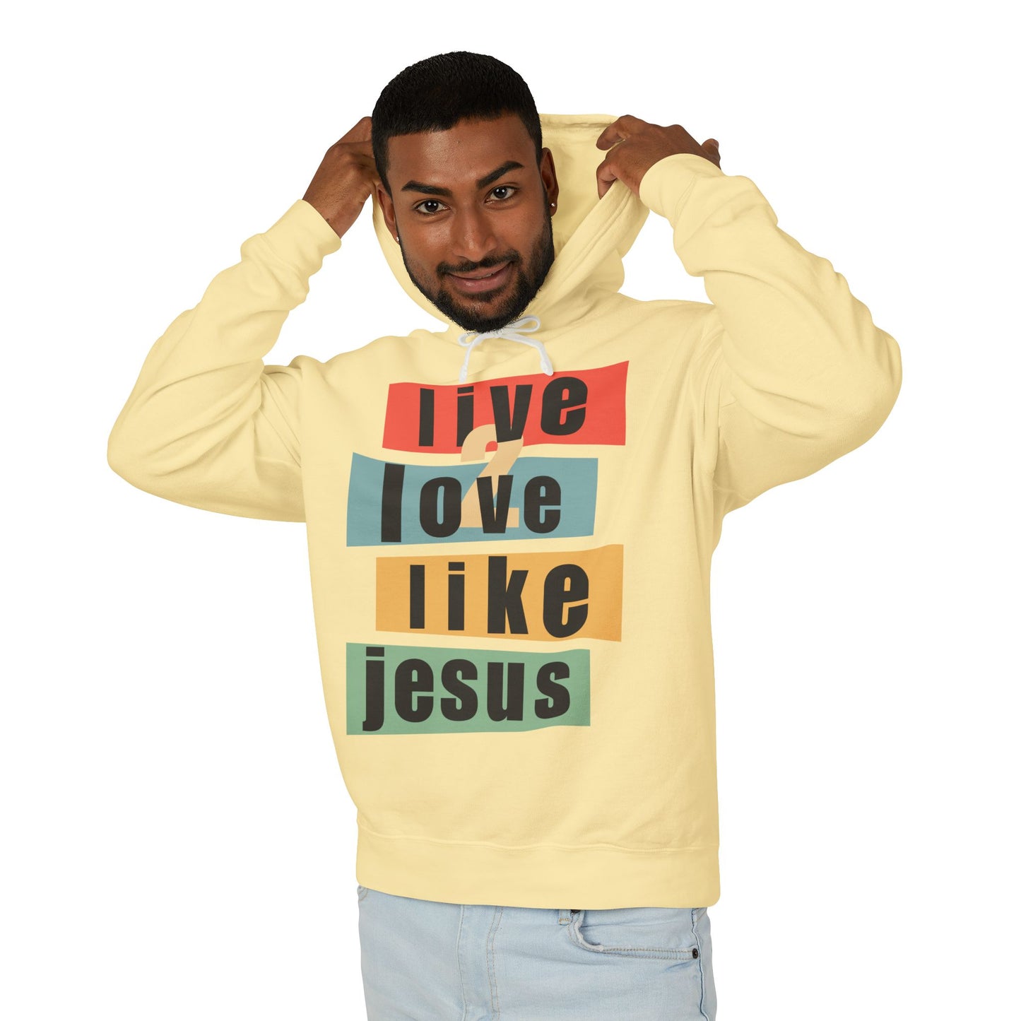 Live 2 Love Like Jesus - Unisex Hooded Sweatshirt - Hoodie