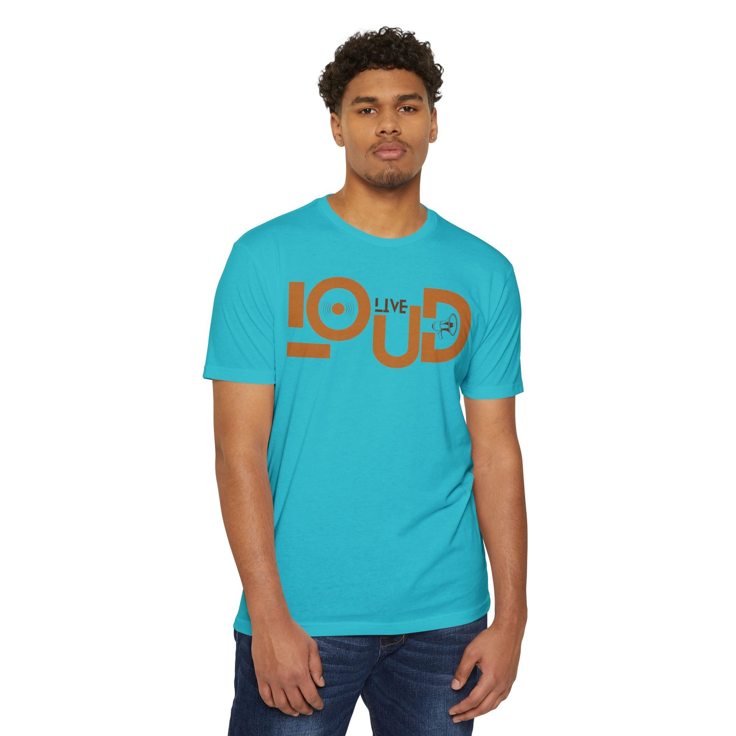 Live Loud - Unisex CVC Jersey T-Shirt - LOUD WEAR -