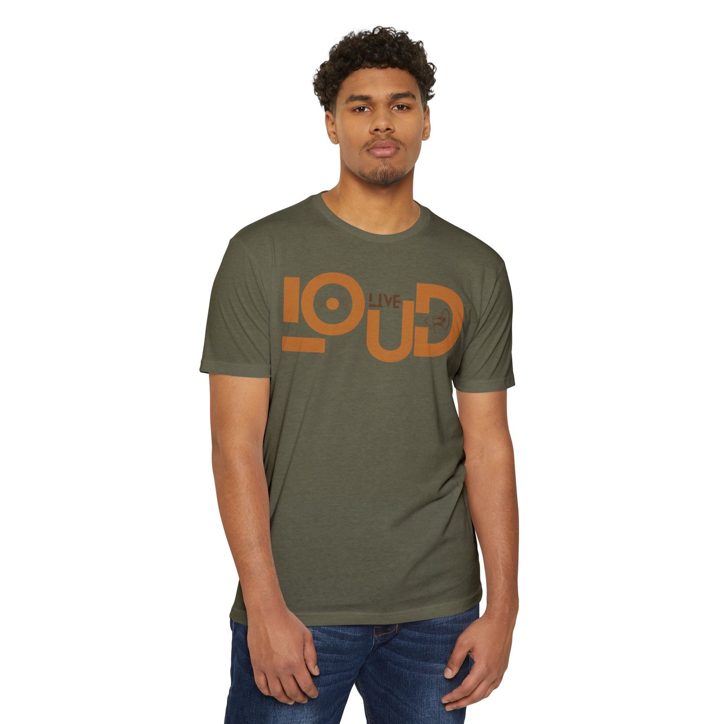 Live Loud - Unisex CVC Jersey T-Shirt - LOUD WEAR -