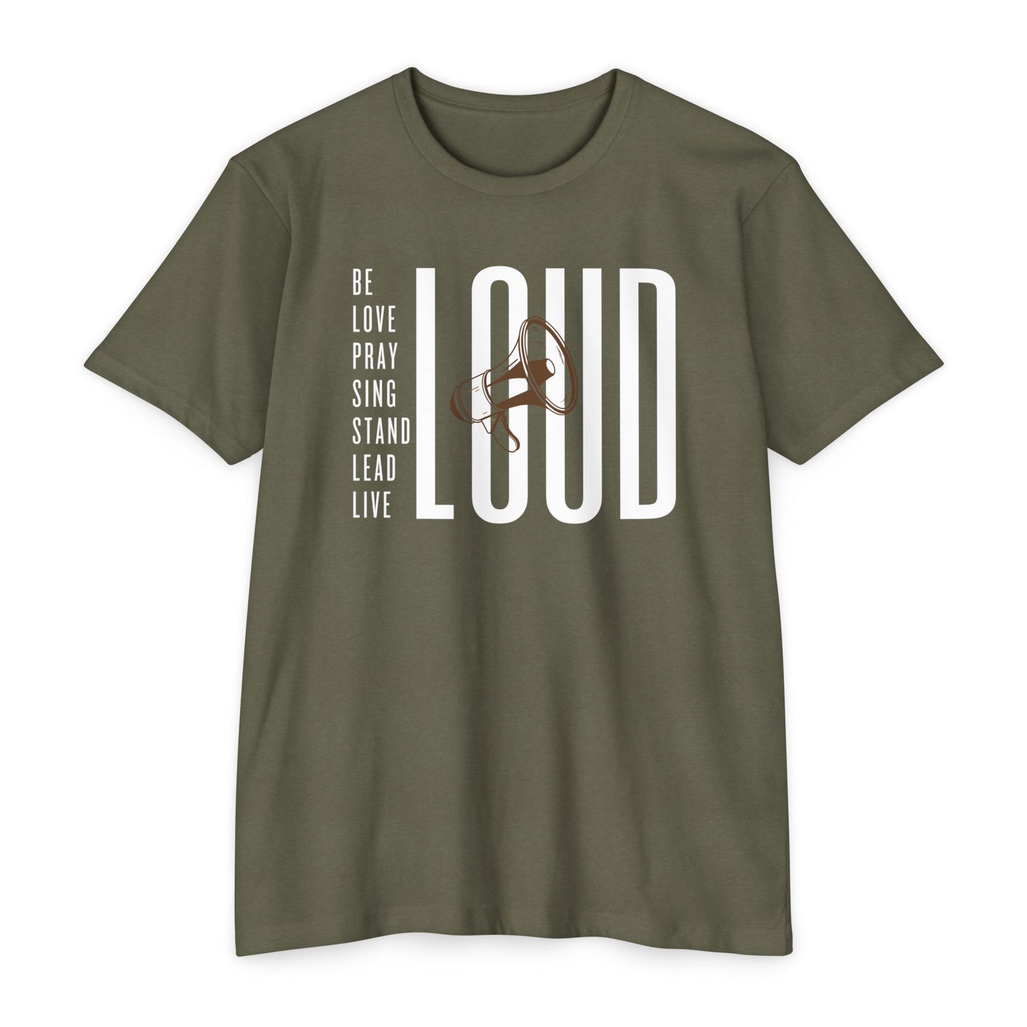 Be 'LOUD' - Unisex CVC Jersey T-Shirt - Loud Wear