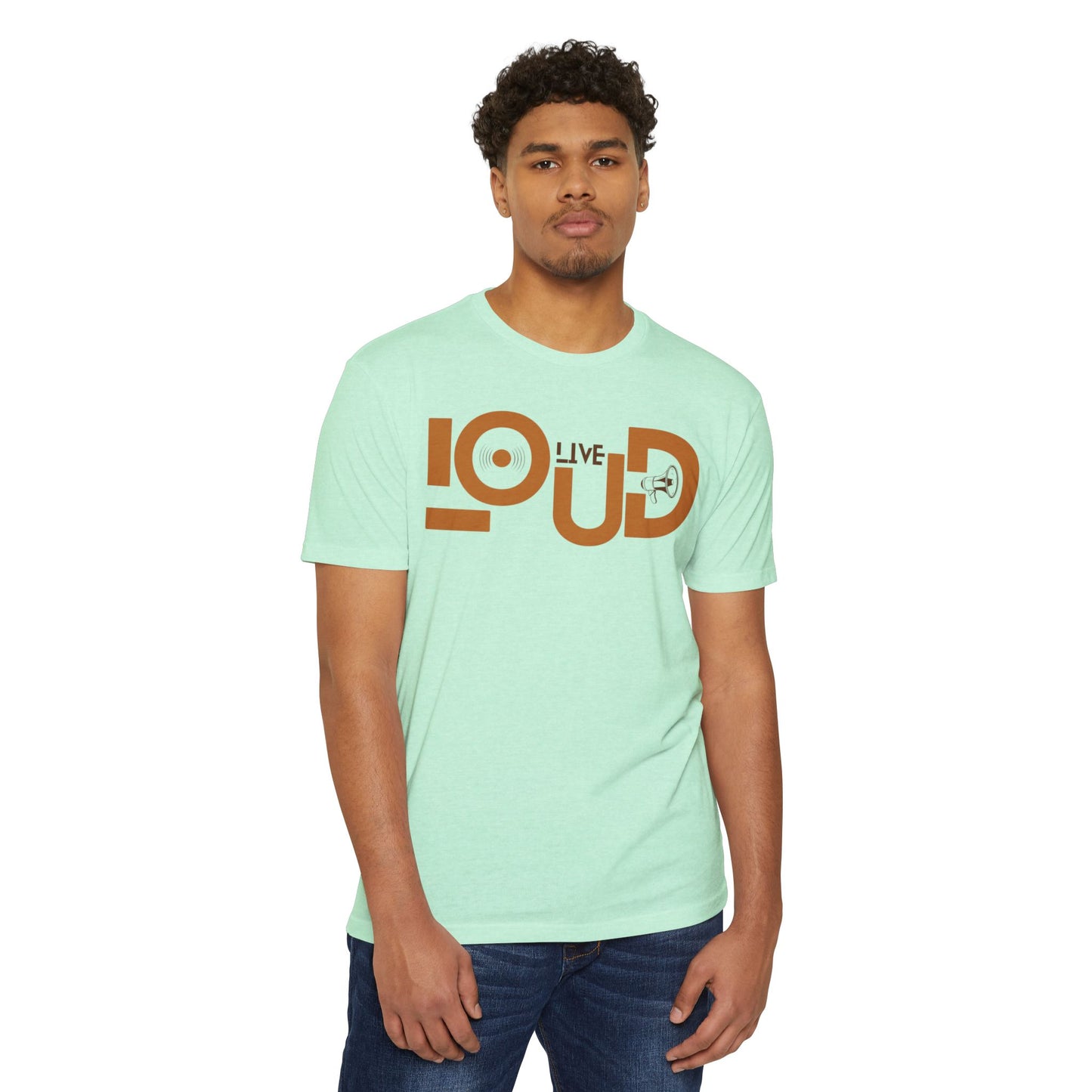 Live Loud - Unisex CVC Jersey T-Shirt - LOUD WEAR -