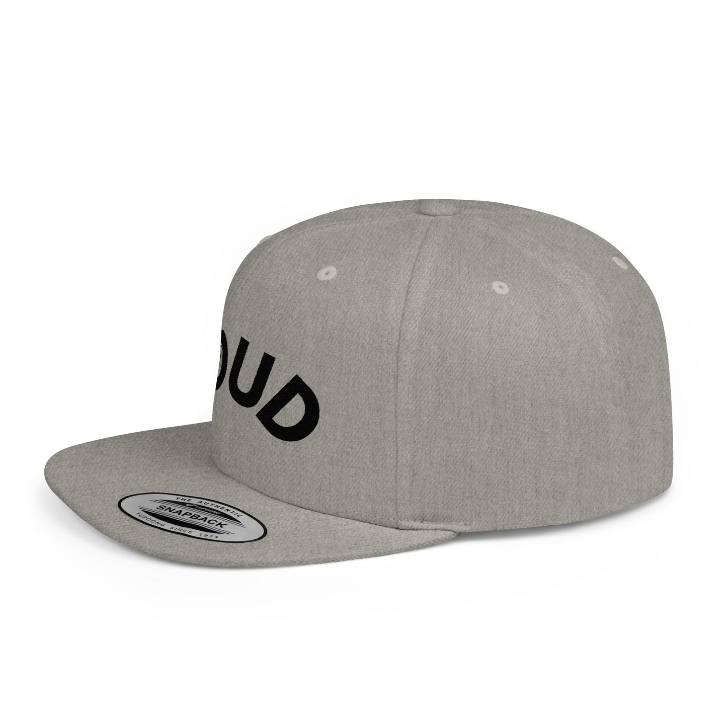 'LOUD' - Flat Bill Snapback Hat - Loud Wear Brand - Loud Wear