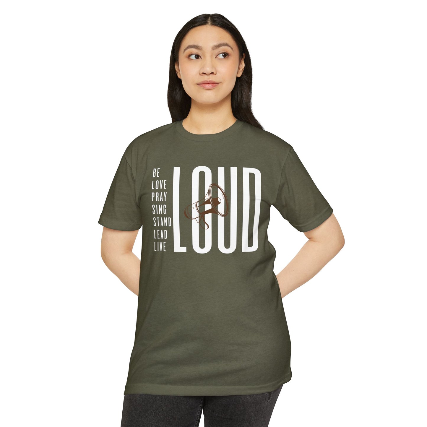 Be 'LOUD' - Unisex CVC Jersey T-Shirt - Loud Wear