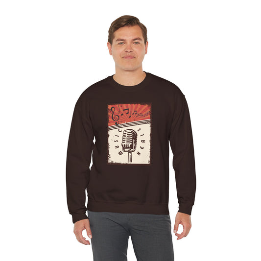 Music Heals - Heavy Blend™ Crewneck Sweatshirt