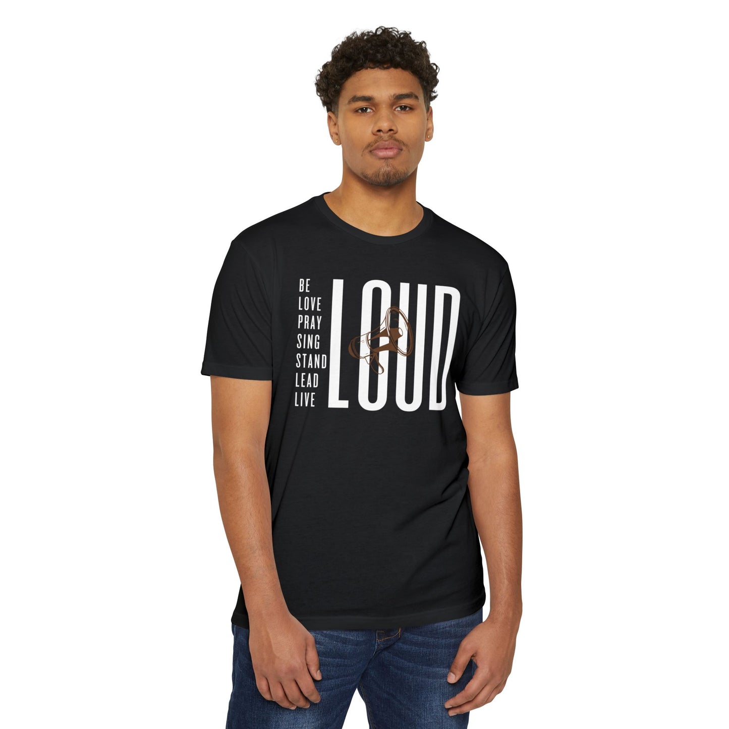 Be 'LOUD' - Unisex CVC Jersey T-Shirt - Loud Wear