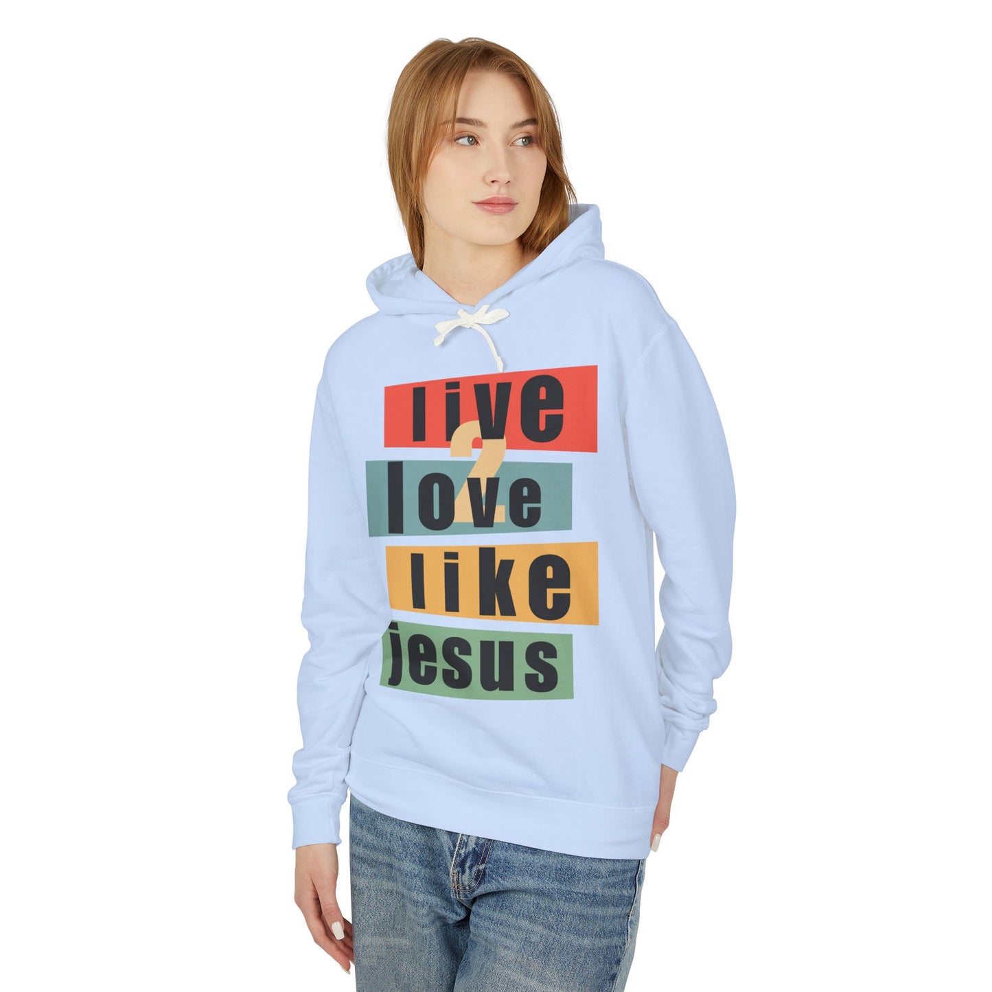 Live 2 Love Like Jesus - Unisex Hooded Sweatshirt - Hoodie