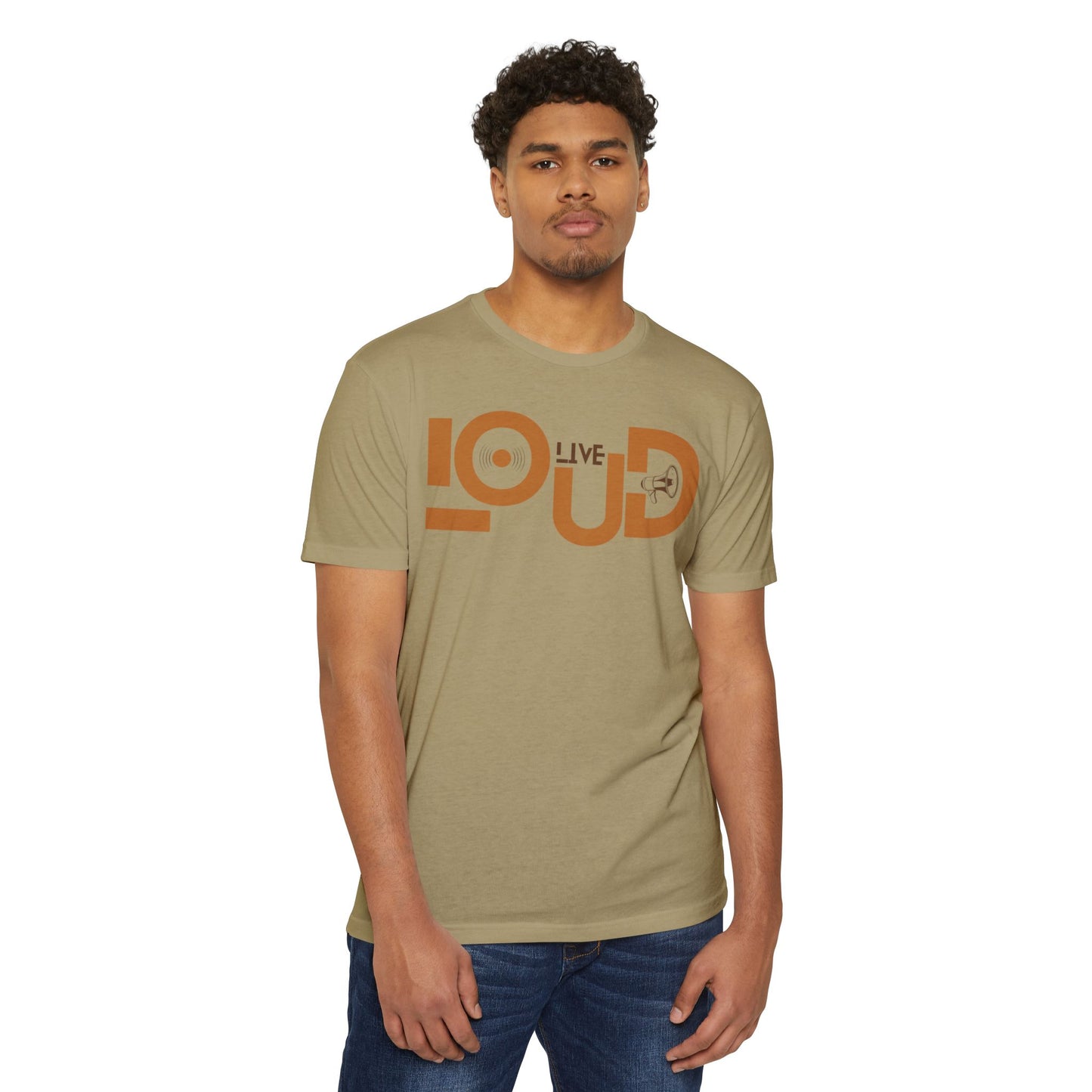 Live Loud - Unisex CVC Jersey T-Shirt - LOUD WEAR -