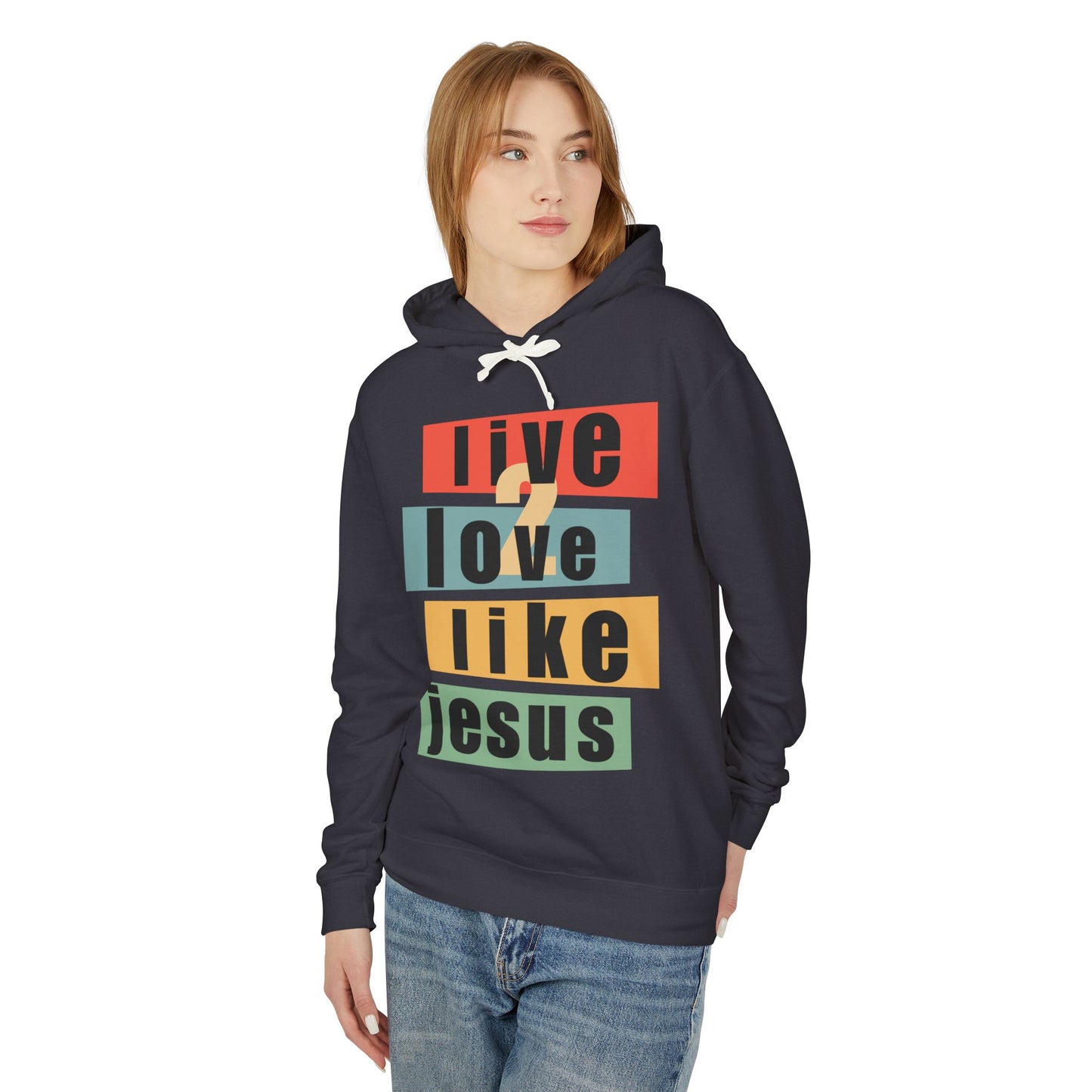 Live 2 Love Like Jesus - Unisex Hooded Sweatshirt - Hoodie