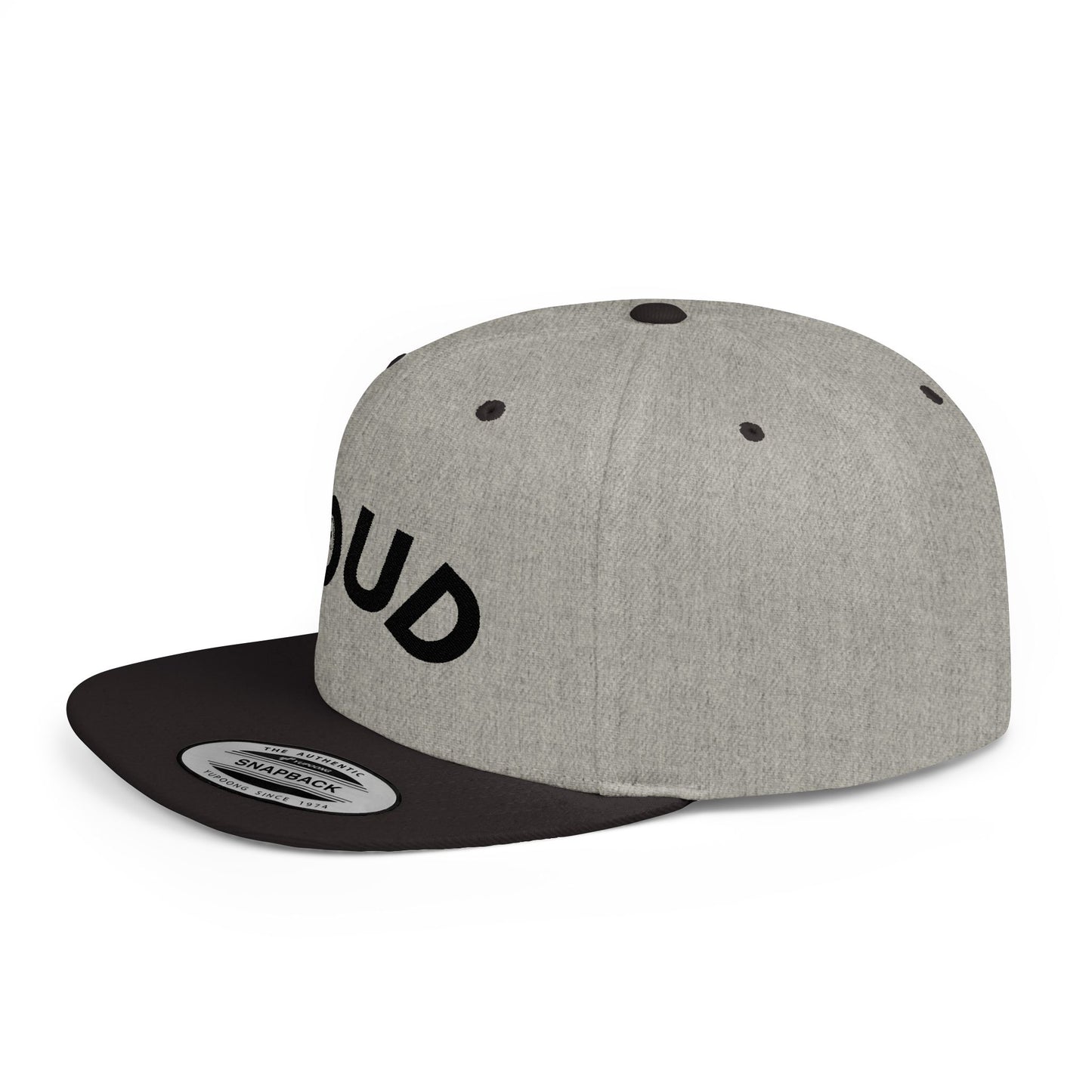 'LOUD' - Flat Bill Snapback Hat - Loud Wear Brand - Loud Wear