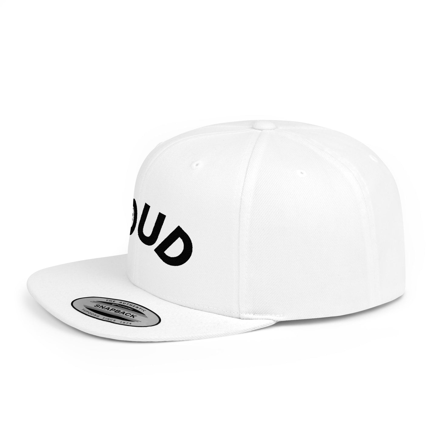 'LOUD' - Flat Bill Snapback Hat - Loud Wear Brand - Loud Wear