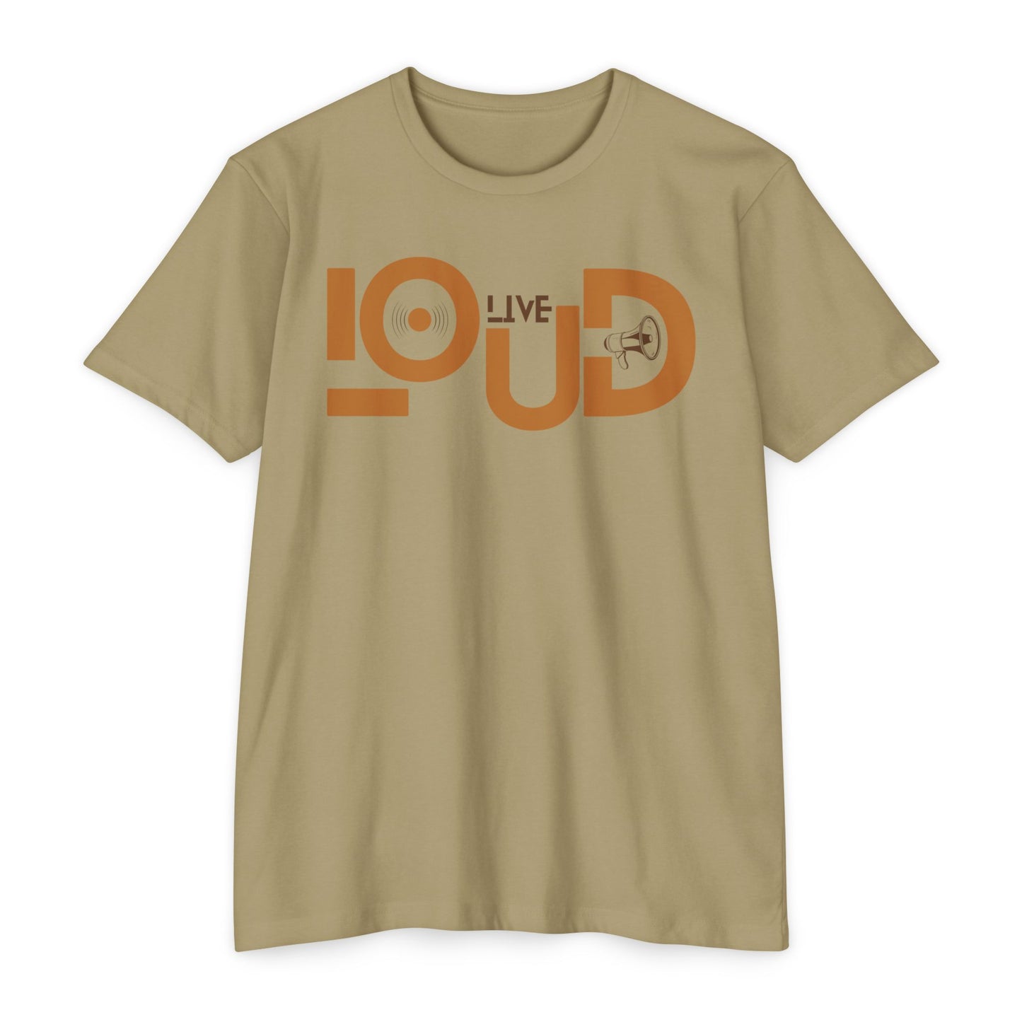 Live Loud - Unisex CVC Jersey T-Shirt - LOUD WEAR -