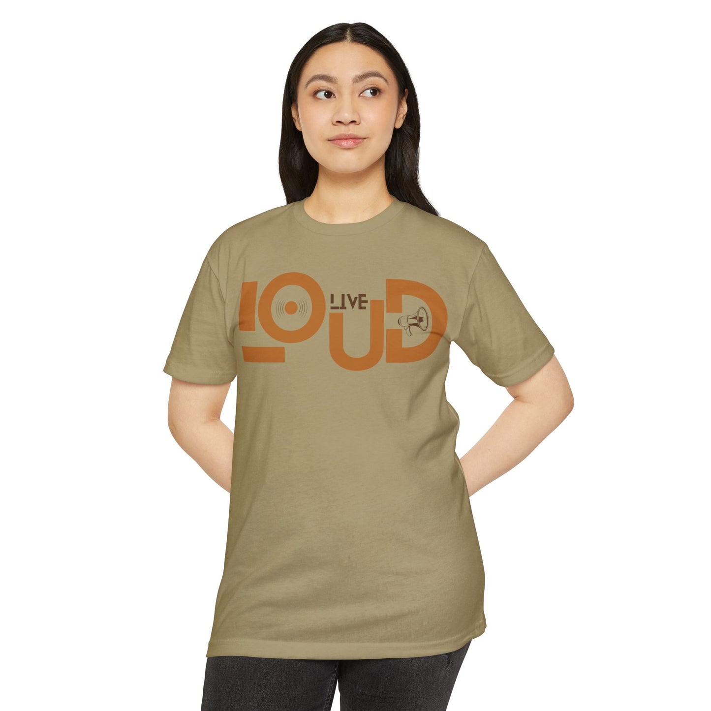 Live Loud - Unisex CVC Jersey T-Shirt - LOUD WEAR -