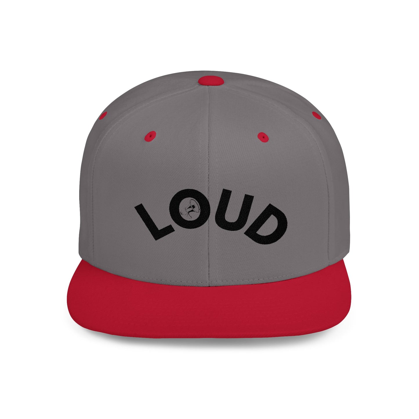 'LOUD' - Flat Bill Snapback Hat - Loud Wear Brand - Loud Wear