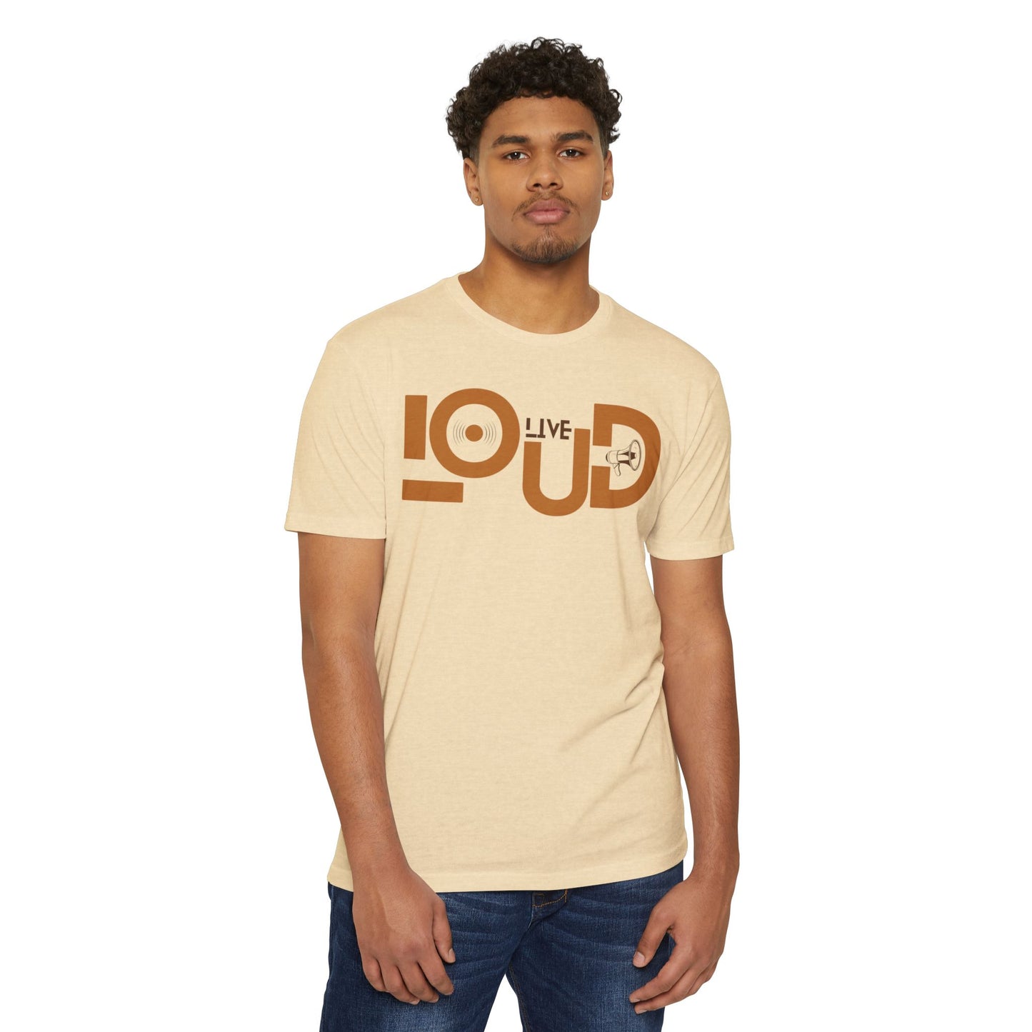 Live Loud - Unisex CVC Jersey T-Shirt - LOUD WEAR -