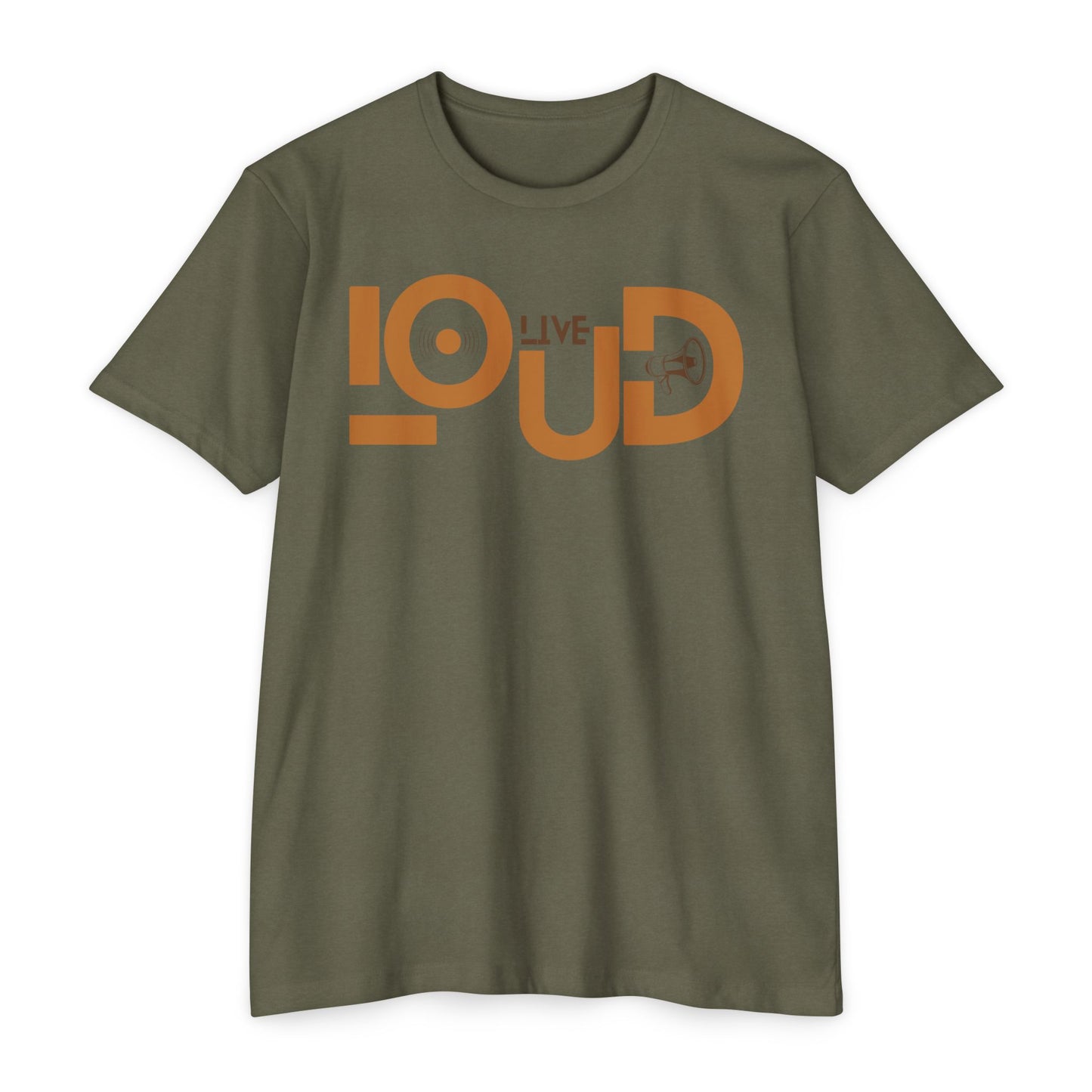 Live Loud - Unisex CVC Jersey T-Shirt - LOUD WEAR -