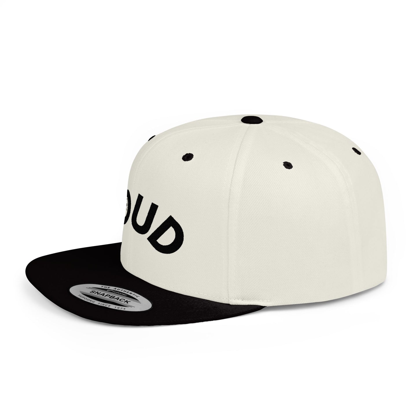 'LOUD' - Flat Bill Snapback Hat - Loud Wear Brand - Loud Wear