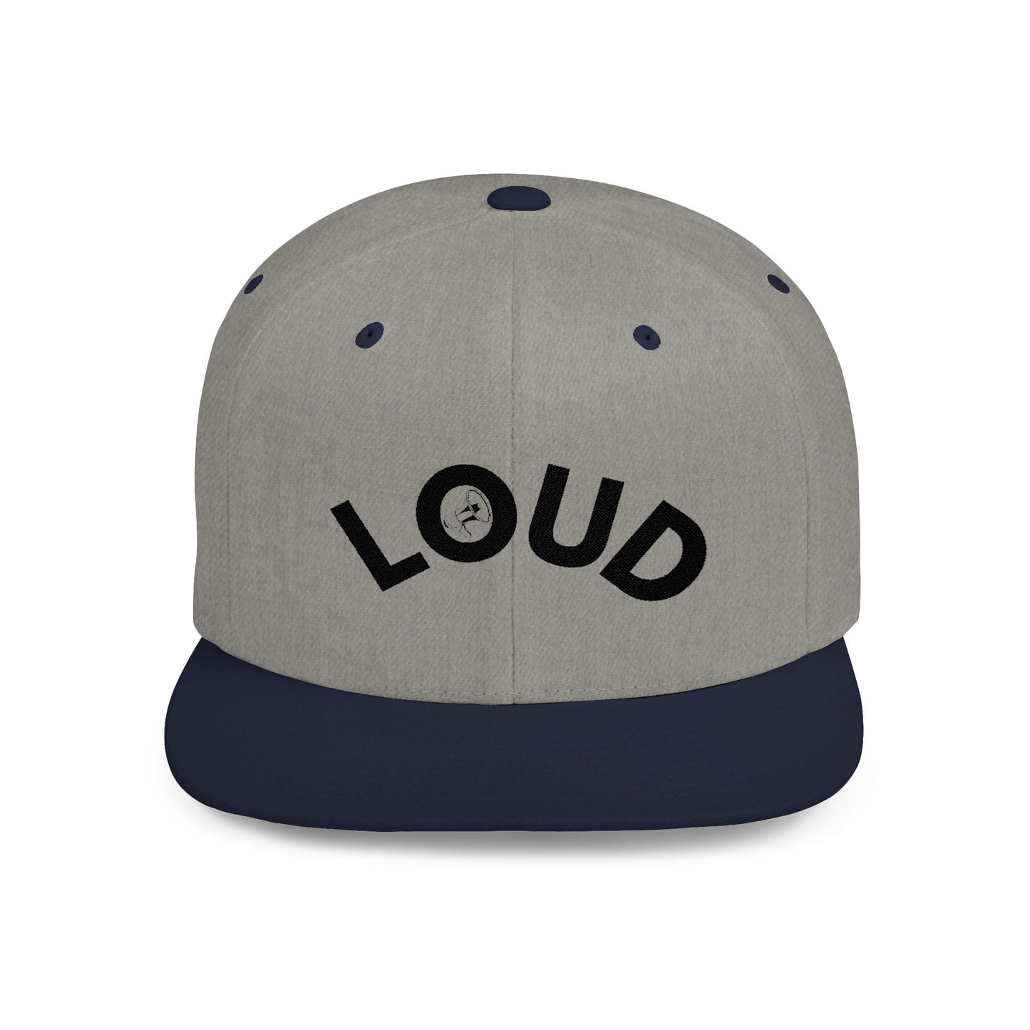 'LOUD' - Flat Bill Snapback Hat - Loud Wear Brand - Loud Wear