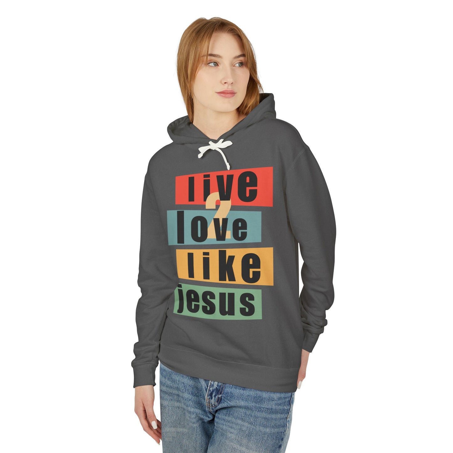 Live 2 Love Like Jesus - Unisex Hooded Sweatshirt - Hoodie