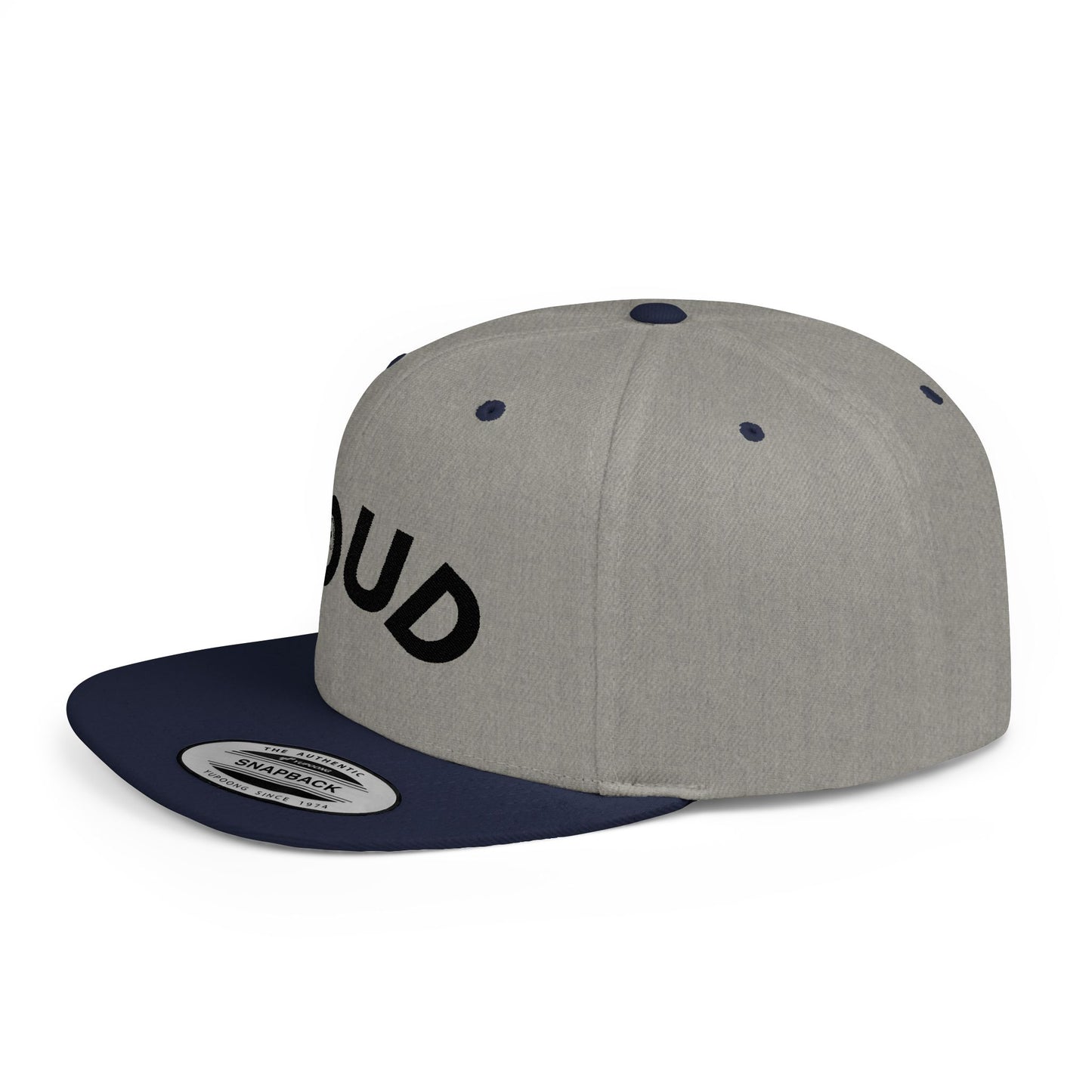 'LOUD' - Flat Bill Snapback Hat - Loud Wear Brand - Loud Wear