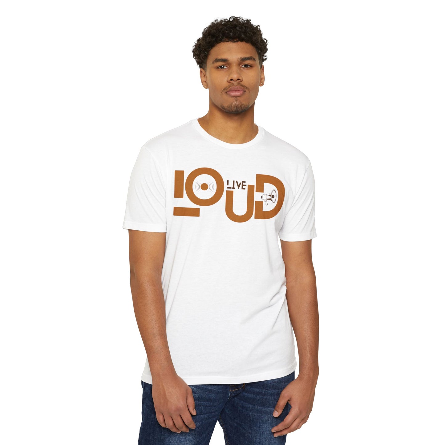 Live Loud - Unisex CVC Jersey T-Shirt - LOUD WEAR -