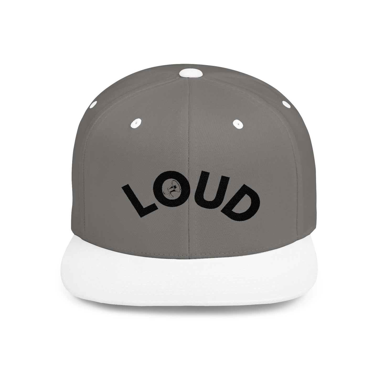 'LOUD' - Flat Bill Snapback Hat - Loud Wear Brand - Loud Wear