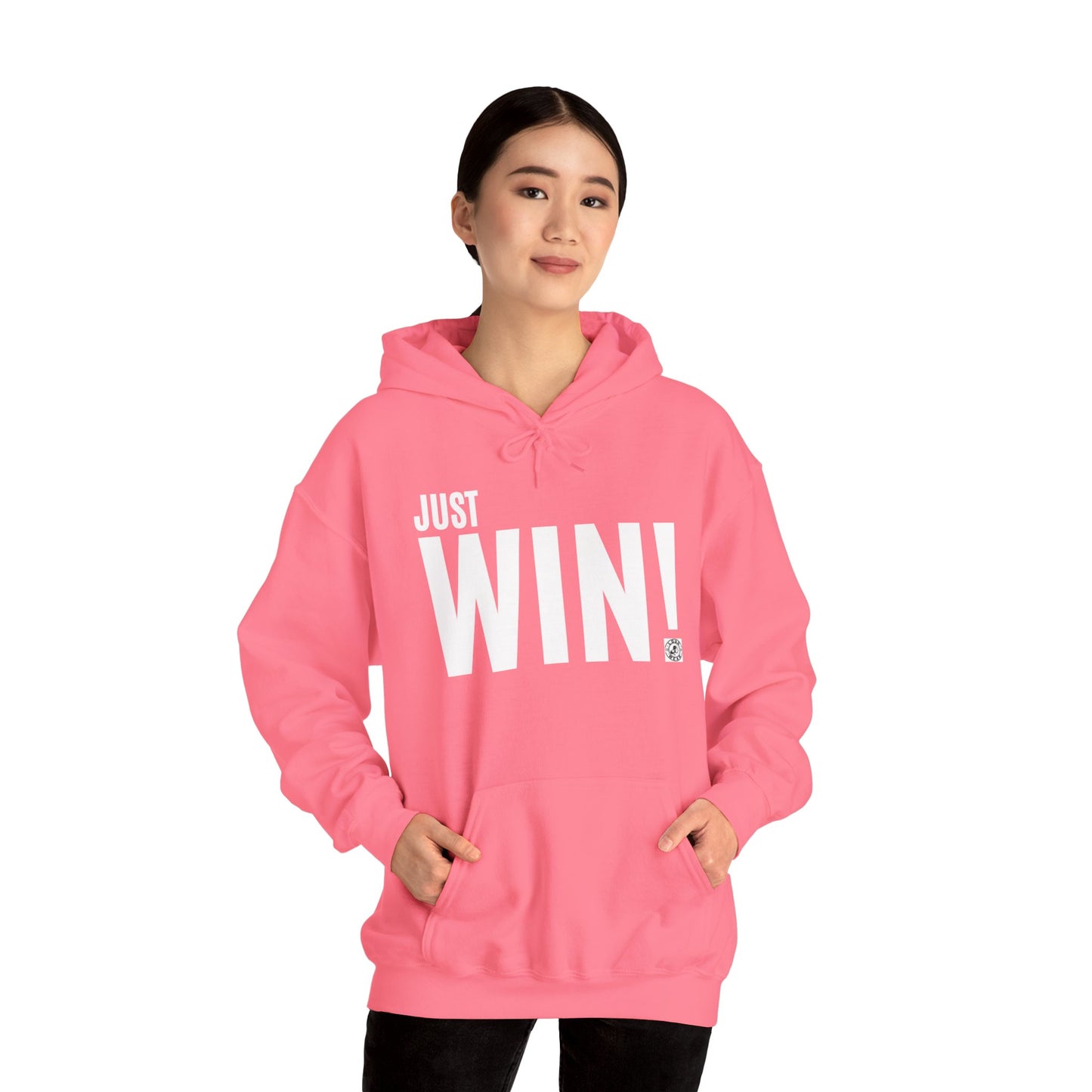 Just Win - Front Back design -  Heavy Blend™ Hooded Sweatshirt