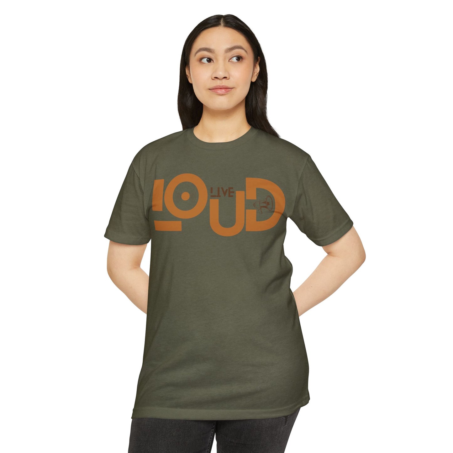 Live Loud - Unisex CVC Jersey T-Shirt - LOUD WEAR -