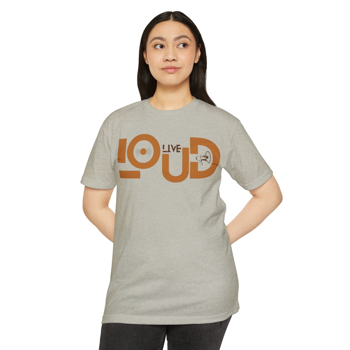 Live Loud - Unisex CVC Jersey T-Shirt - LOUD WEAR -