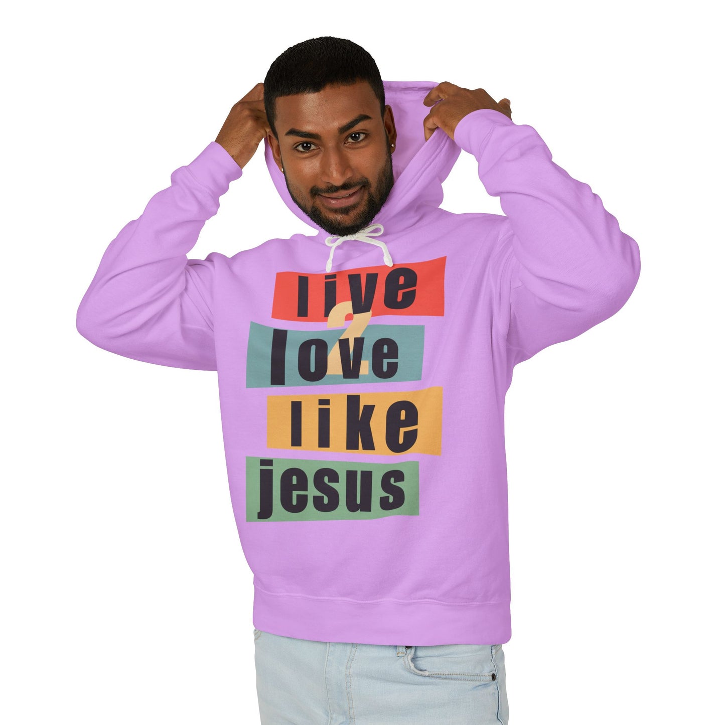 Live 2 Love Like Jesus - Unisex Hooded Sweatshirt - Hoodie