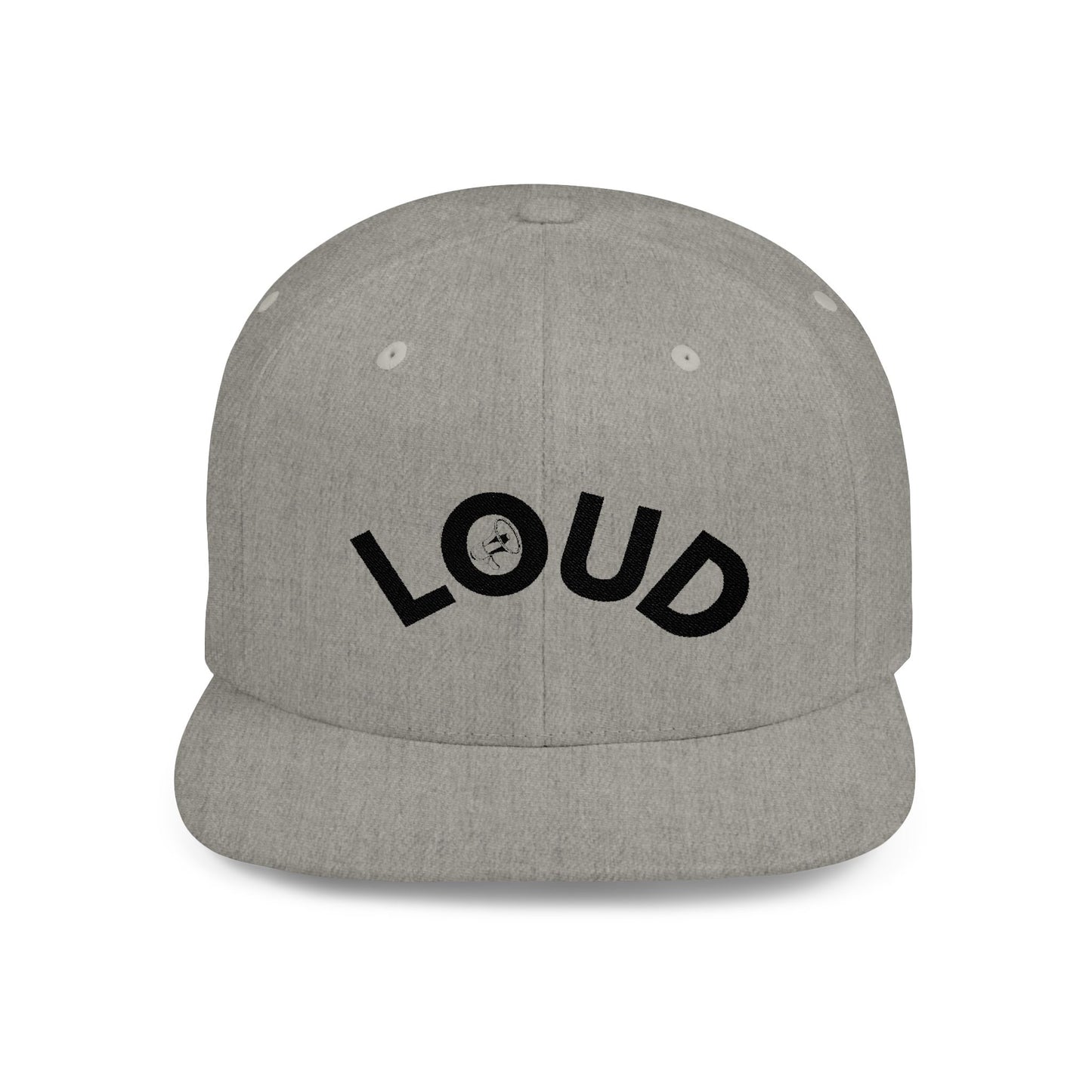 'LOUD' - Flat Bill Snapback Hat - Loud Wear Brand - Loud Wear